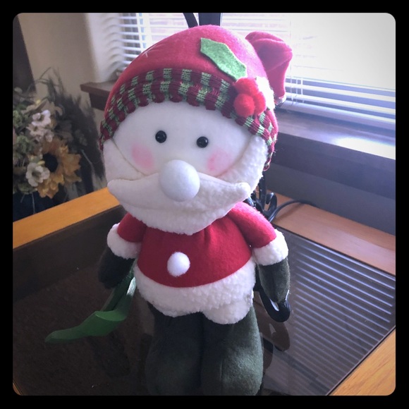 Other - NWOT - Santa With Skis Decoration